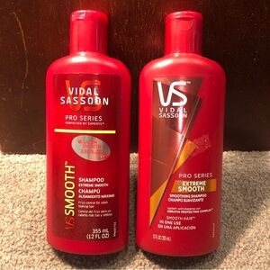 X2 Vidal Sassoon VS Pro Series Extreme Smooth Shampoo w/ Keratin, 12oz
